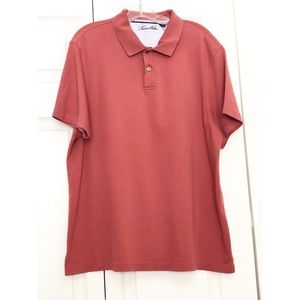 Tasso Elba Mens Cotton Short Sleeve Polo Shirt